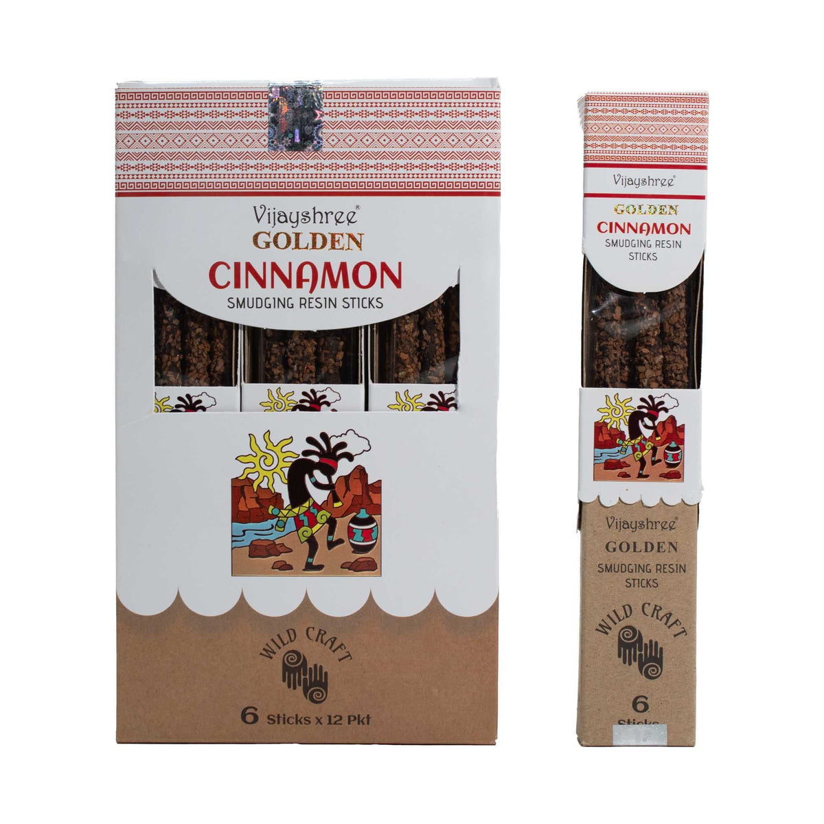 Golden Cinnamon Smudging Resin Sticks - 30g Pack of 6 – view 4