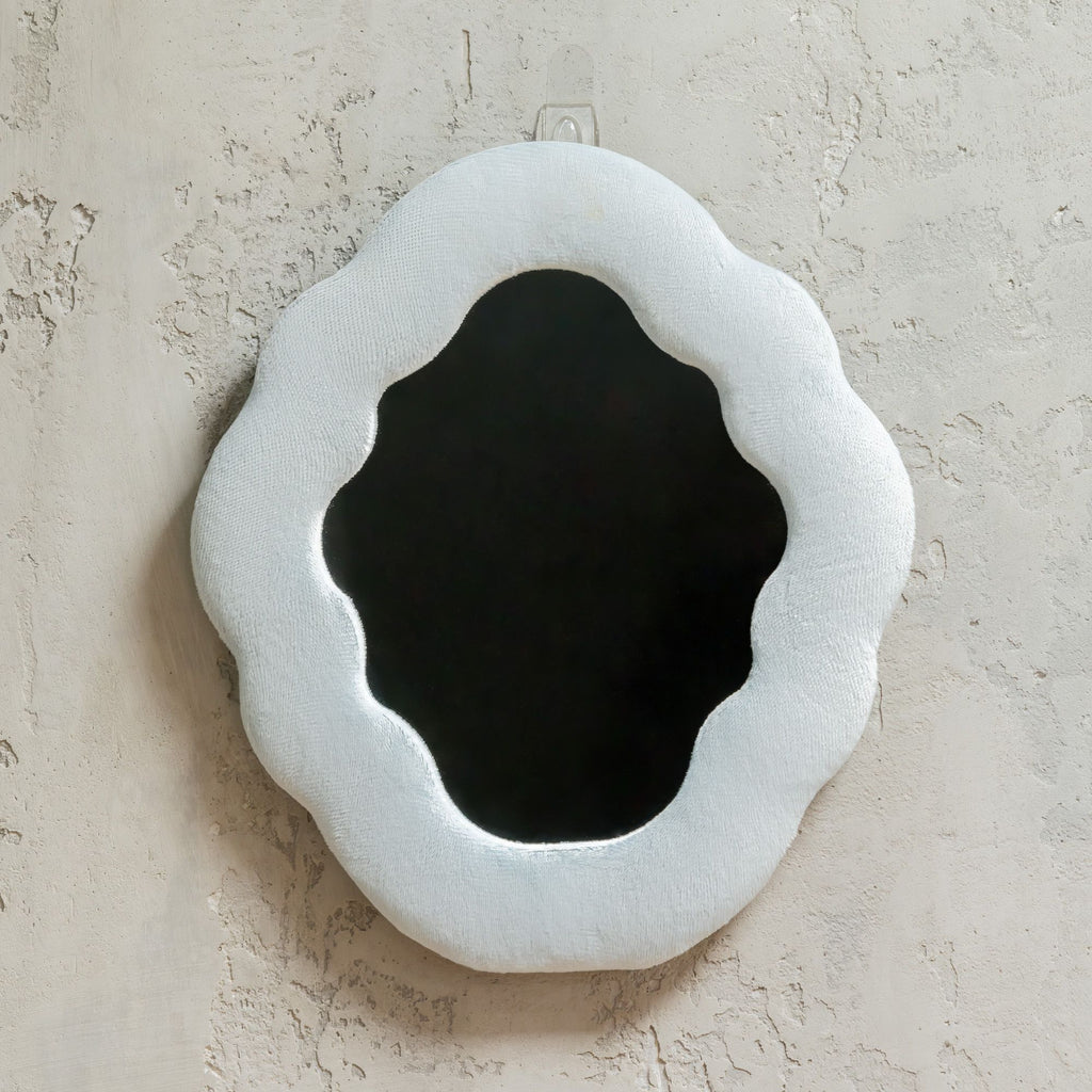 Squiggly Cloud Mirror - Cloud Blue - 28 x 24 cm