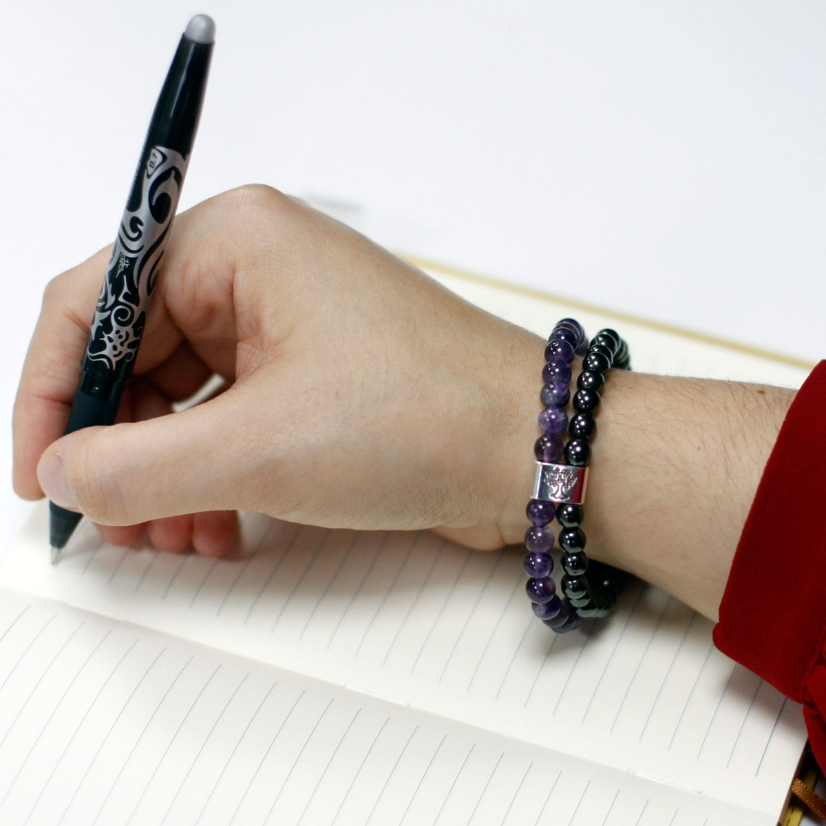 Magnetic Amethyst Gemstone Bracelet – view 5