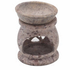 Small Soapstone Oil Burner 8cm - Three Moon Pentagon – view 3
