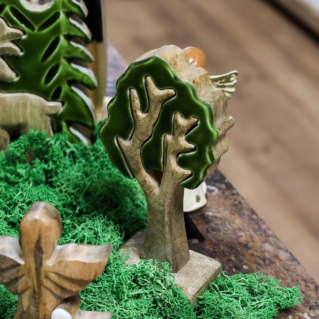 Single Tree 3D Wooden Decoration - 20 x 10 cm