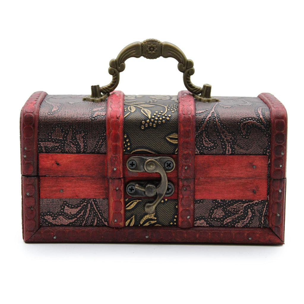 Large Colonial Box, Gold Panel, Vintage Style – view 3
