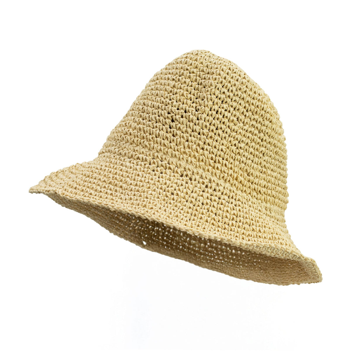 Nomad Sari Floppy Straw Sun Hat - Natural Beige – view 4