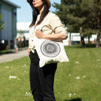 Nomad Sari Tote Bag - Urban Mandala Print - Natural Cotton – view 5