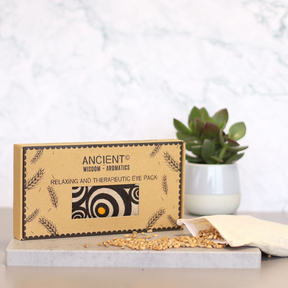 Lavender Eye Pillow with Gift Box - Illusion Print
