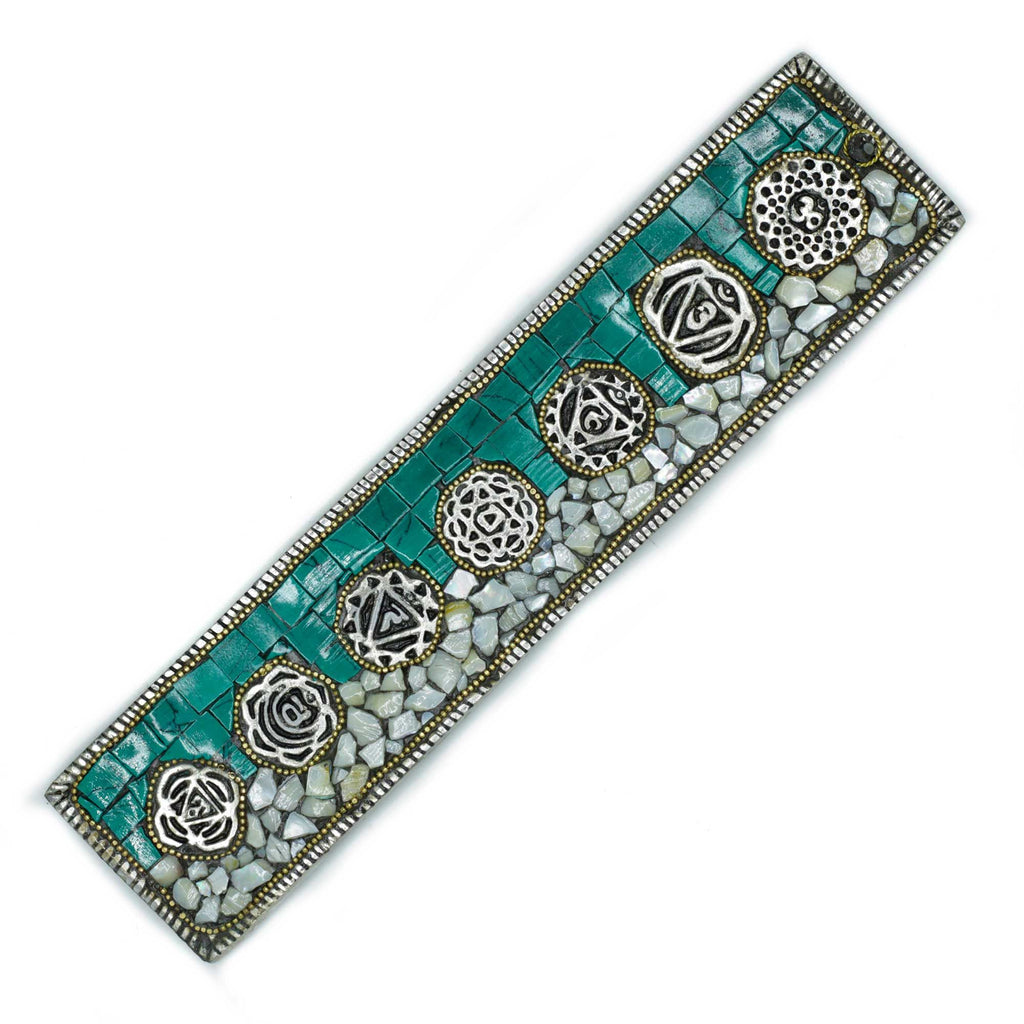 Seven Chakra Tibetan Mosaic Incense Holder