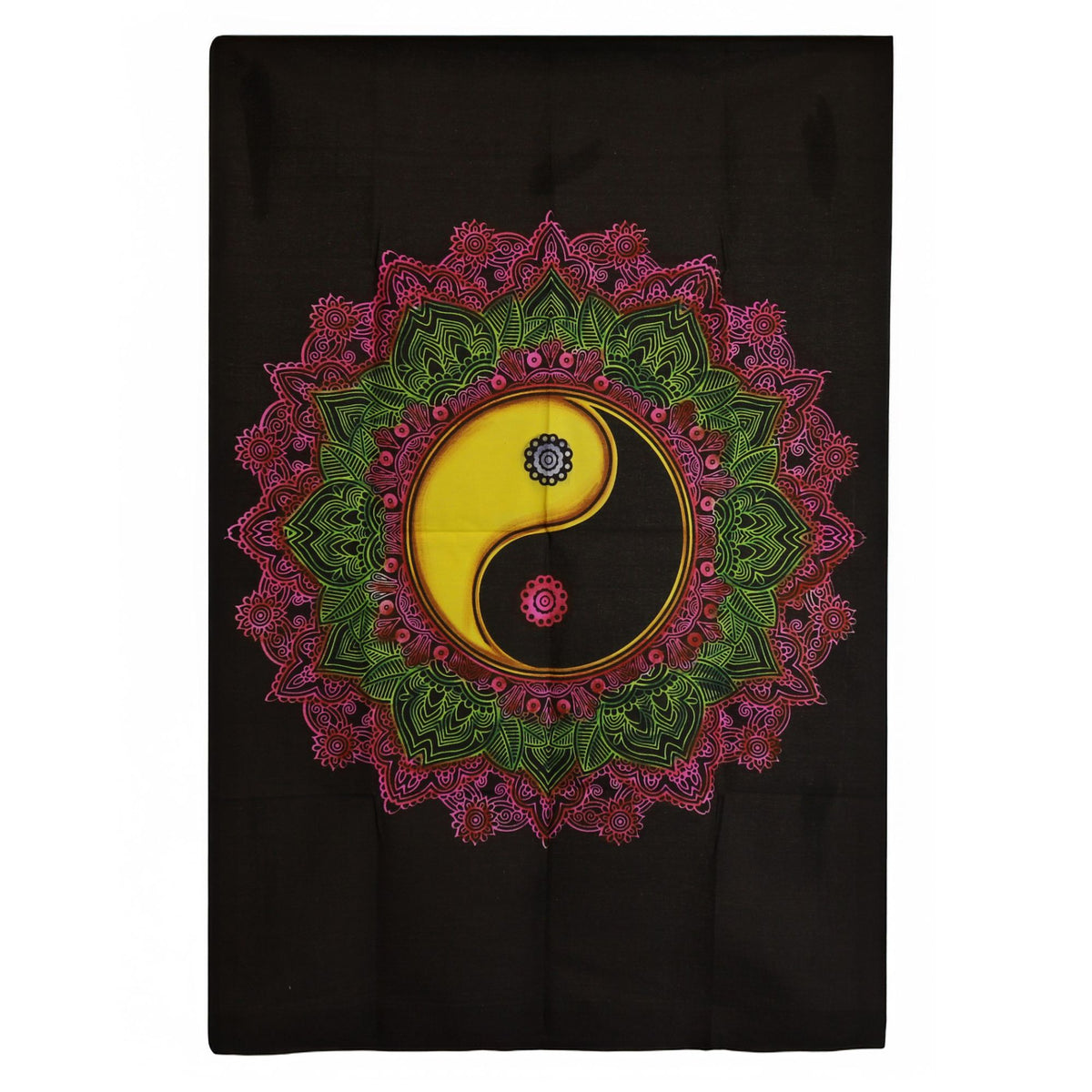 Cotton Wall Art (70x110cm) - Yin & Yang Mandala