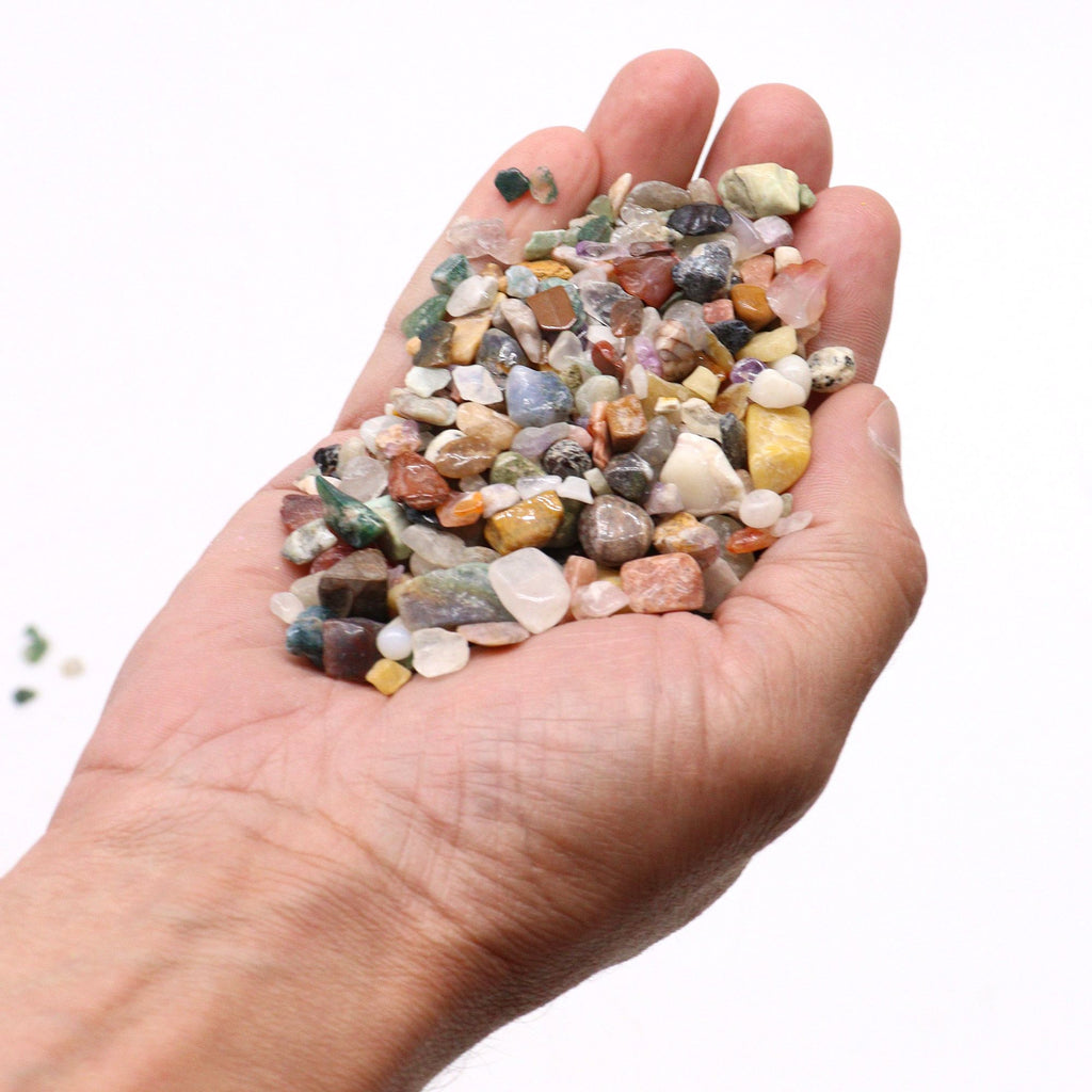 Mixed Natural Gemstone Chips - 1kg Bulk Bag – view 4