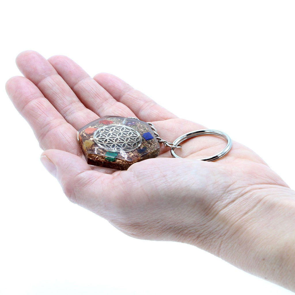 Orgonite Power Keyring - Octagon Flower of Life – view 6