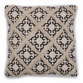 Criss-Cross and Print Cushion Cover, 45x45cm