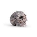 Calcite Geode Carved Skull, approx 4.5cm