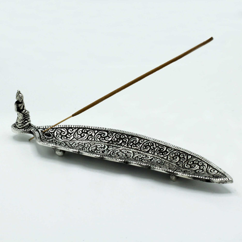 Polished Buddha Long Shaped Incense Holder 23cm