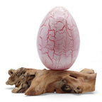 DriftGlow Lamp - Crackle Fire Egg Shade, Orange – view 11