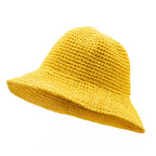 Nomad Sari Floppy Straw Sun Hat - Yellow – view 3