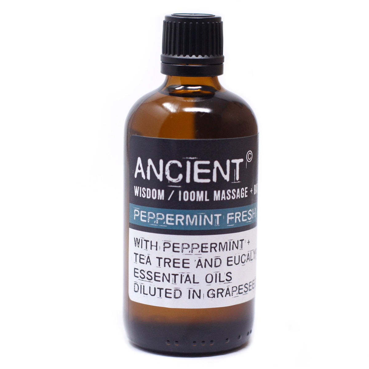 Peppermint Fresh Massage Oil with Tea Tree and Eucalyptus - 100ml