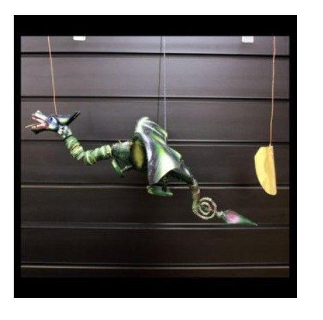 Green Coconut Dragon Mobile - Large - 46 cm – view 2
