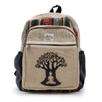 Small Hemp Backpack - Bodhi Tree Design – view 2
