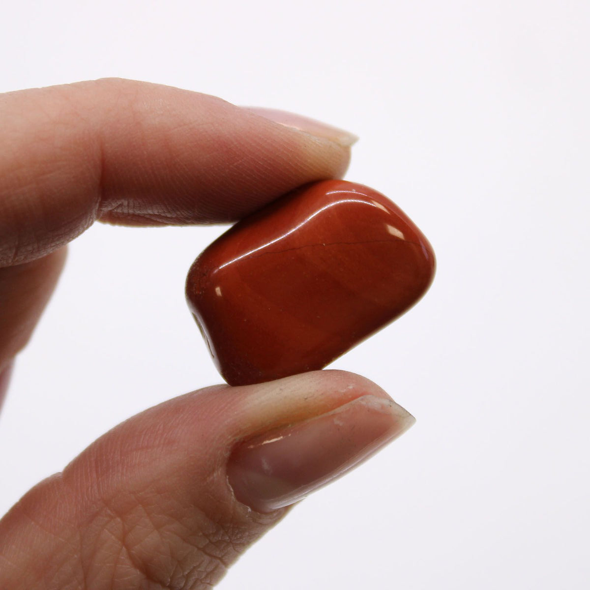 Bag of 24 Small African Tumble Stones - Red Jasper – view 2