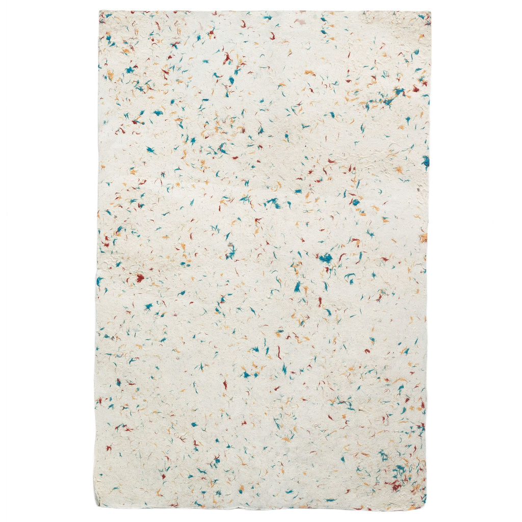 Lokta Wrapping Paper 51x76cm, Mixed Floral, Pack of 5 – view 2