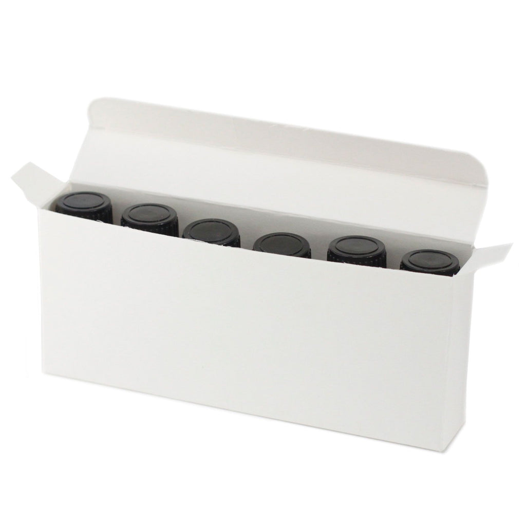 White Kraft Box for Six 10ml Essential Oil Bottles – view 2
