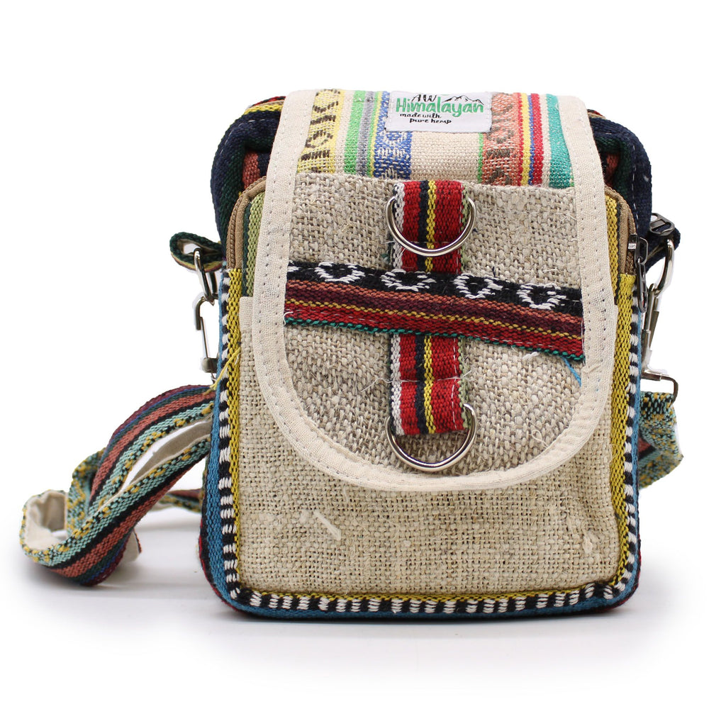 Body-Cross Natural Hemp & Jhari Travel Bag – view 5