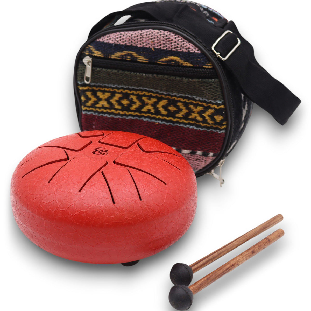 Steel Tongue Happy Drum Om Red - 16cm – view 2