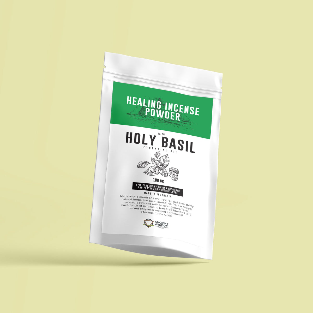 Healing Incense Powder - Holy Basil 100g – view 2
