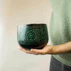 Cauldron Singing Bowl - Magic Mushroom - Green (15cm) – view 4
