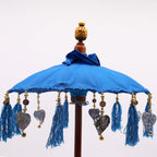 Bali Home Decor Parasol - Blue Cotton - 40 cm – view 3