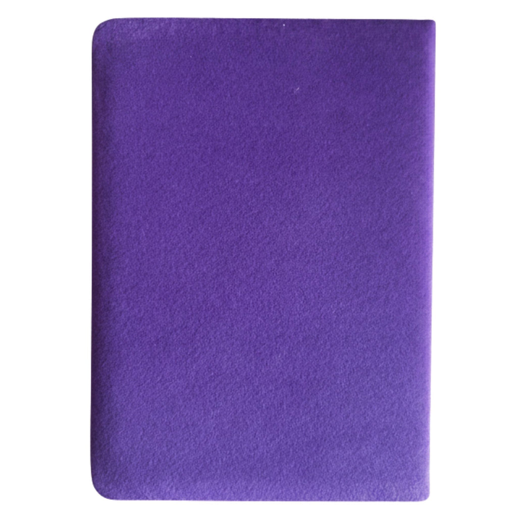 Purple Velvet Notebook, Create Magic, 80 Lined Pages
