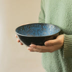 Aluminium Singing Bowl - Magic Mushroom - Blue (20cm) – view 4