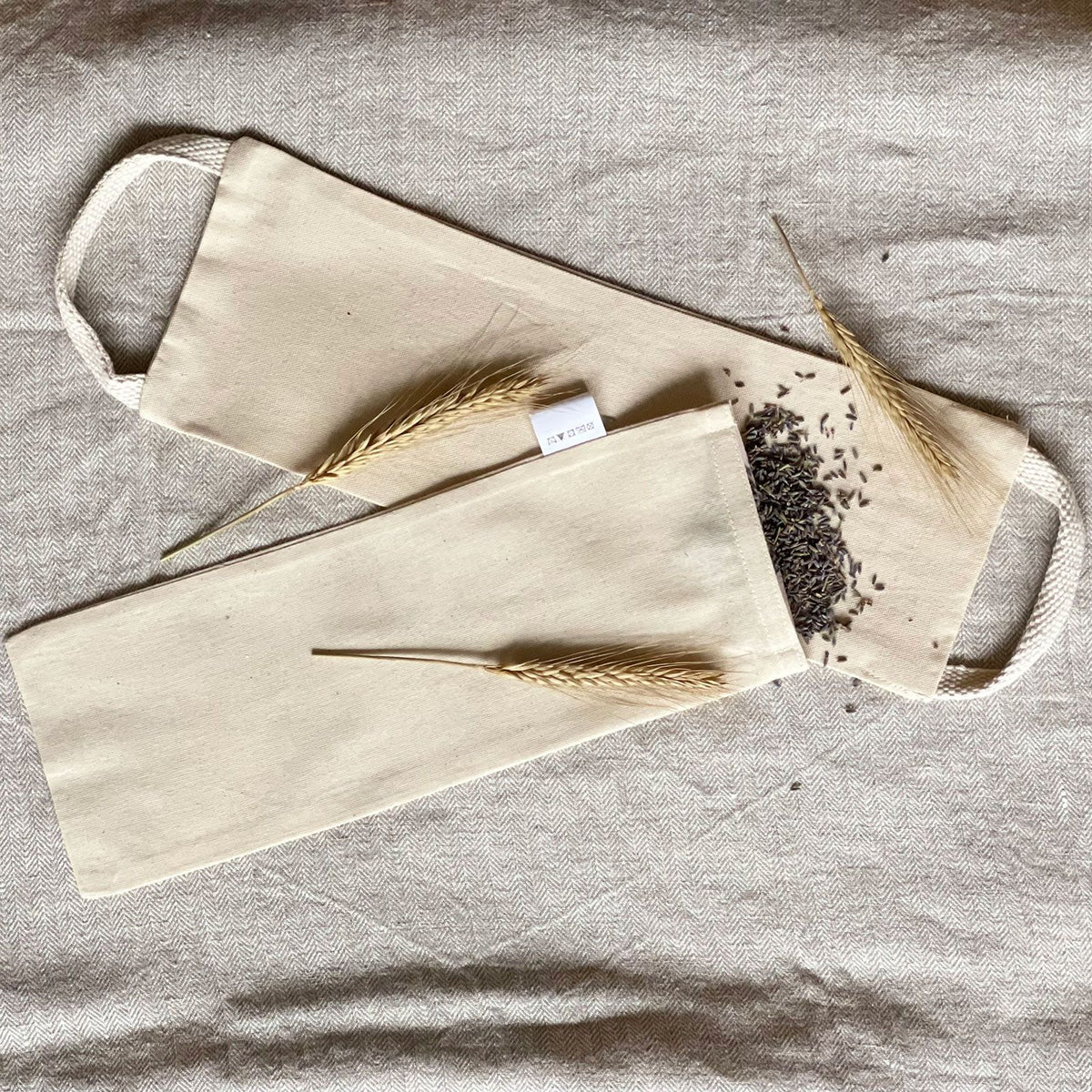 Unprinted Cotton Wheat Bag Pillow - 8oz, with Handles – view 4