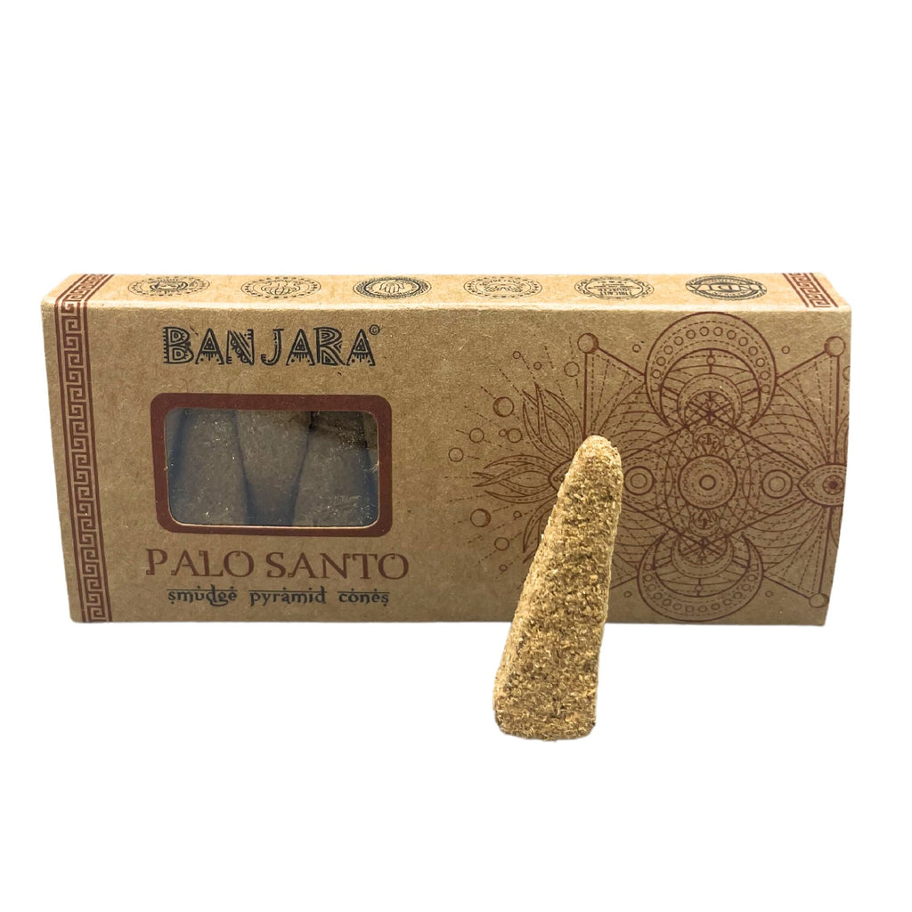 Banjara Palo Santo Smudge Pyramid Cones - Pack of 10 – view 2