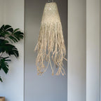 Natural Braided Suspension Lamp Shade - 20x15cm