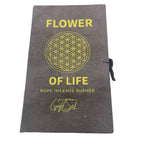 Rope Incense and Silver Plated Holder Set - Flower of Life – view 5