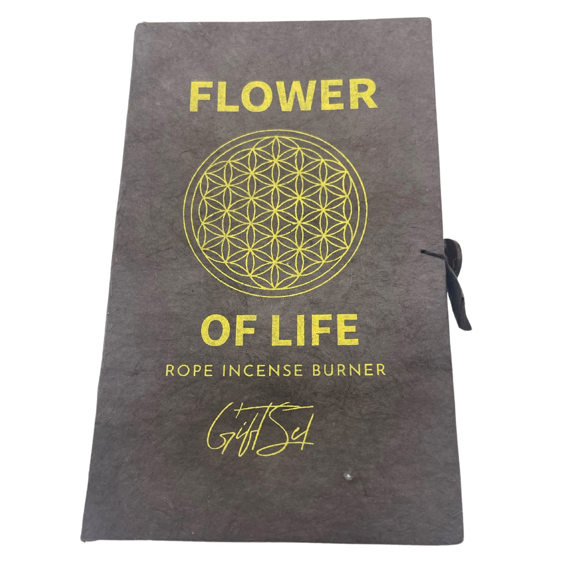 Rope Incense and Silver Plated Holder Set - Flower of Life – view 5