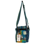 Hemp Embroidery Mushroom Party Bag - Green Mushrooms – view 2
