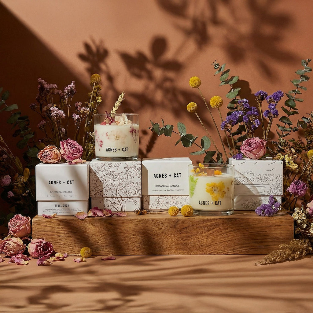 Agnes + Cat Botanical Soy Wax Candle - Moorland – view 3