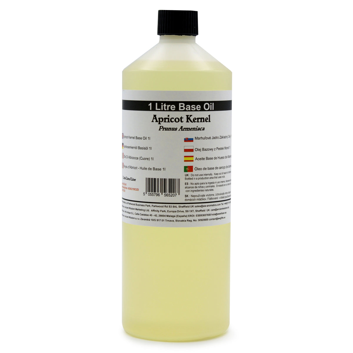 Apricot Kernel Base Oil - 1 Litre