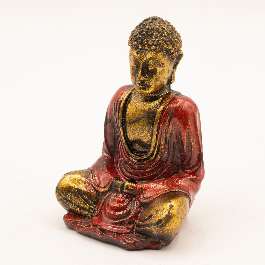 Gold Mini Buddha Statues - Assorted Colours, Set of 6 – view 6