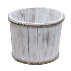 Small Nautical Storage Tub - Whitewash, 21 x 29 cm – view 5