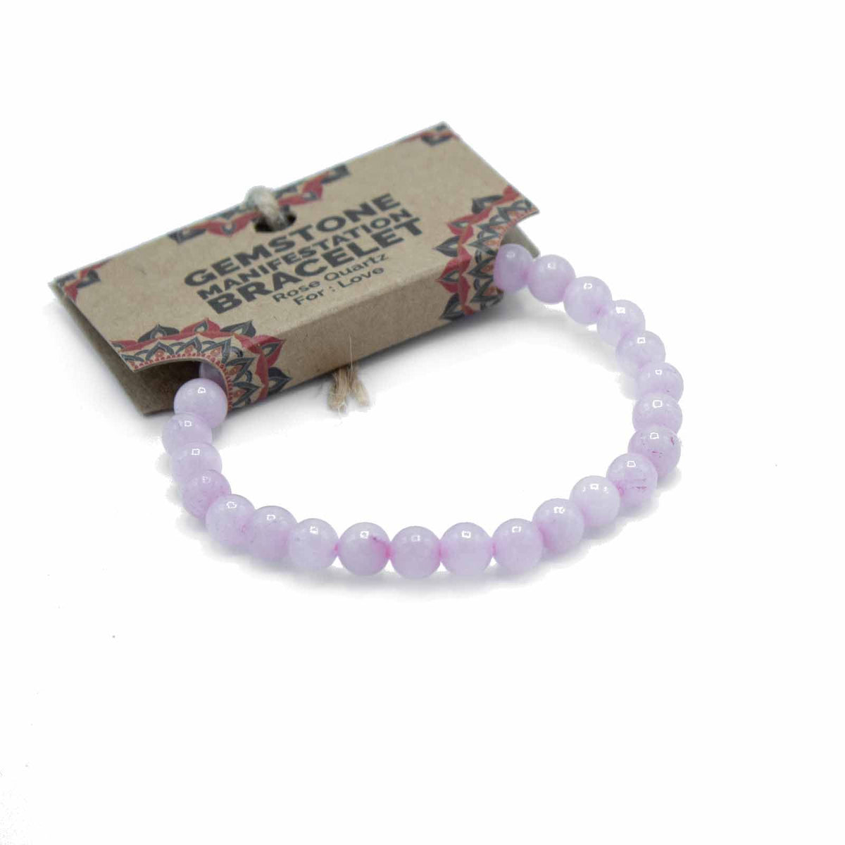 Rose Quartz Manifestation Bracelet - Love – view 2