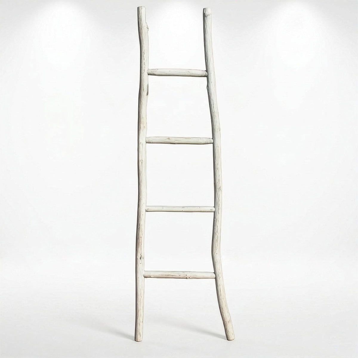 Kemu Wood Ladder, 1.5 m - Whitewash – view 2