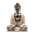 White & Grey Buddha Statue - Medium