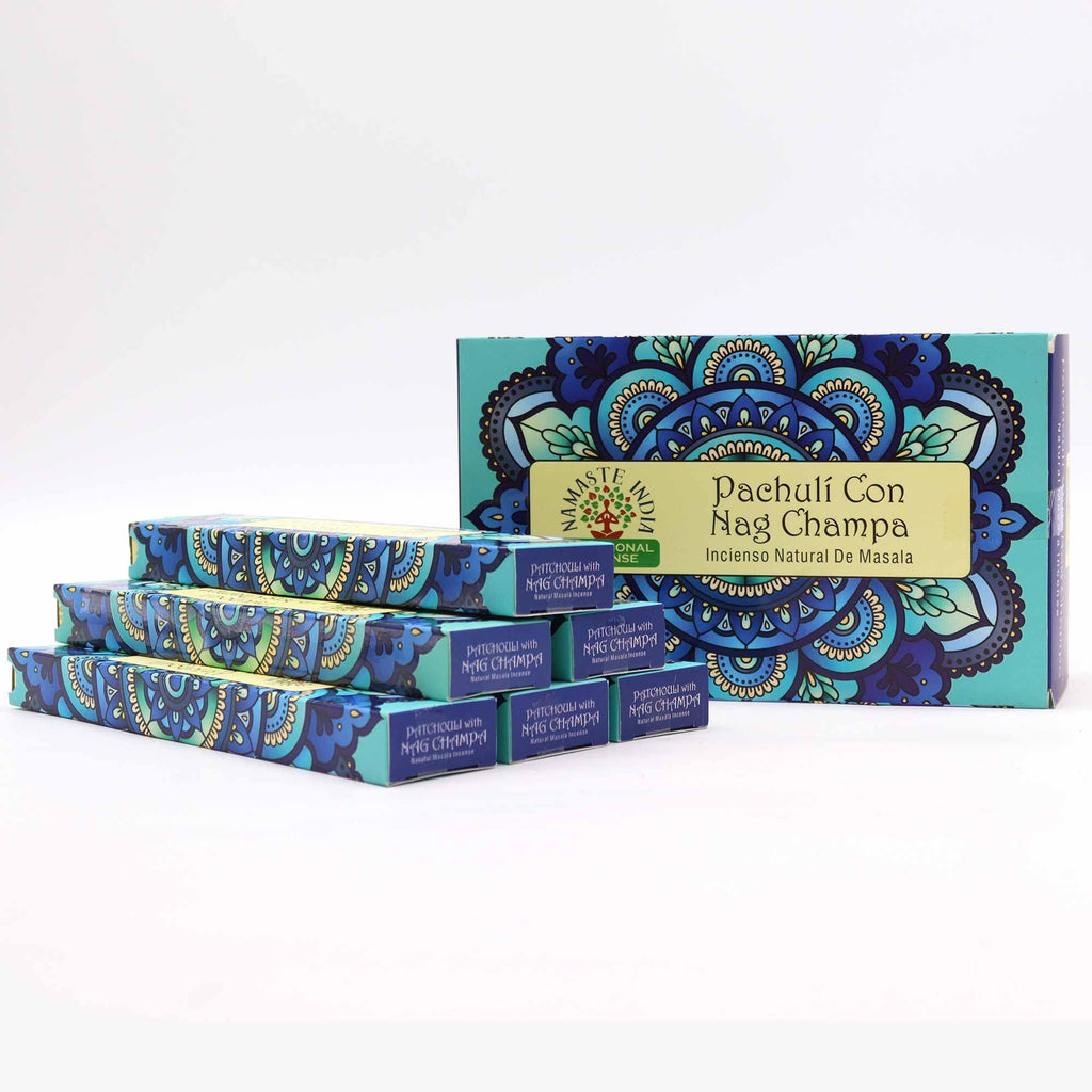Namaste Mandala Masala Incense - Patchouli with Nag Champa – view 6
