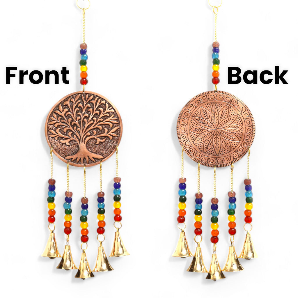 Tree of Life Wind Chime with Chakra Beads, 10x36cm – view 5