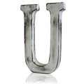 Shabby Chic Wooden Letter U - Mango Wood