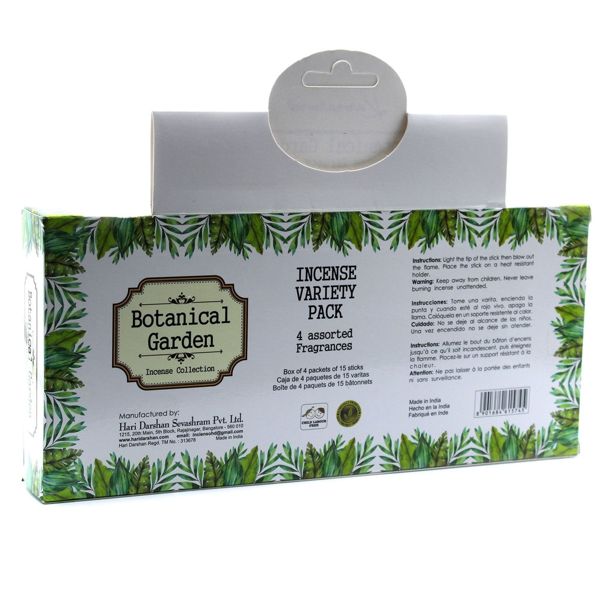 Golden Nag Botanical Garden Incense Gift Set - 4 Fragrances – view 2