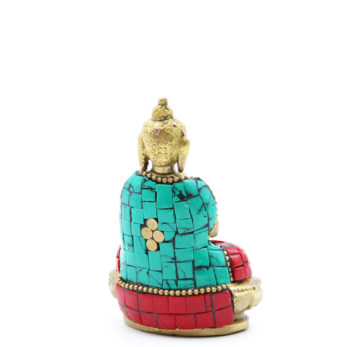Brass Buddha Figure - Blessing - 7.5 cm – view 2