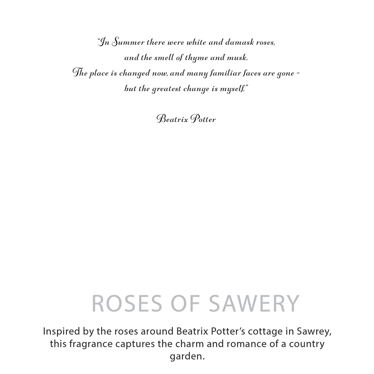 Agnes + Cat Botanical Soy Wax Candle - Roses of Sawrey – view 7